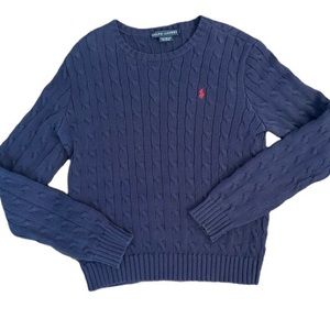 Like new Ralph Lauren dark blue navy Large sweater